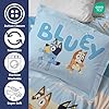 Jay Franco Duvet Cover Set – 2 Piece Comforter Cover and Sham Set, Super Soft Cozy Kids Bedding (Insert Not Included) Multi - Bluey, Twin #2