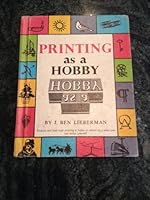 Printing as a Hobby B0000CLX33 Book Cover