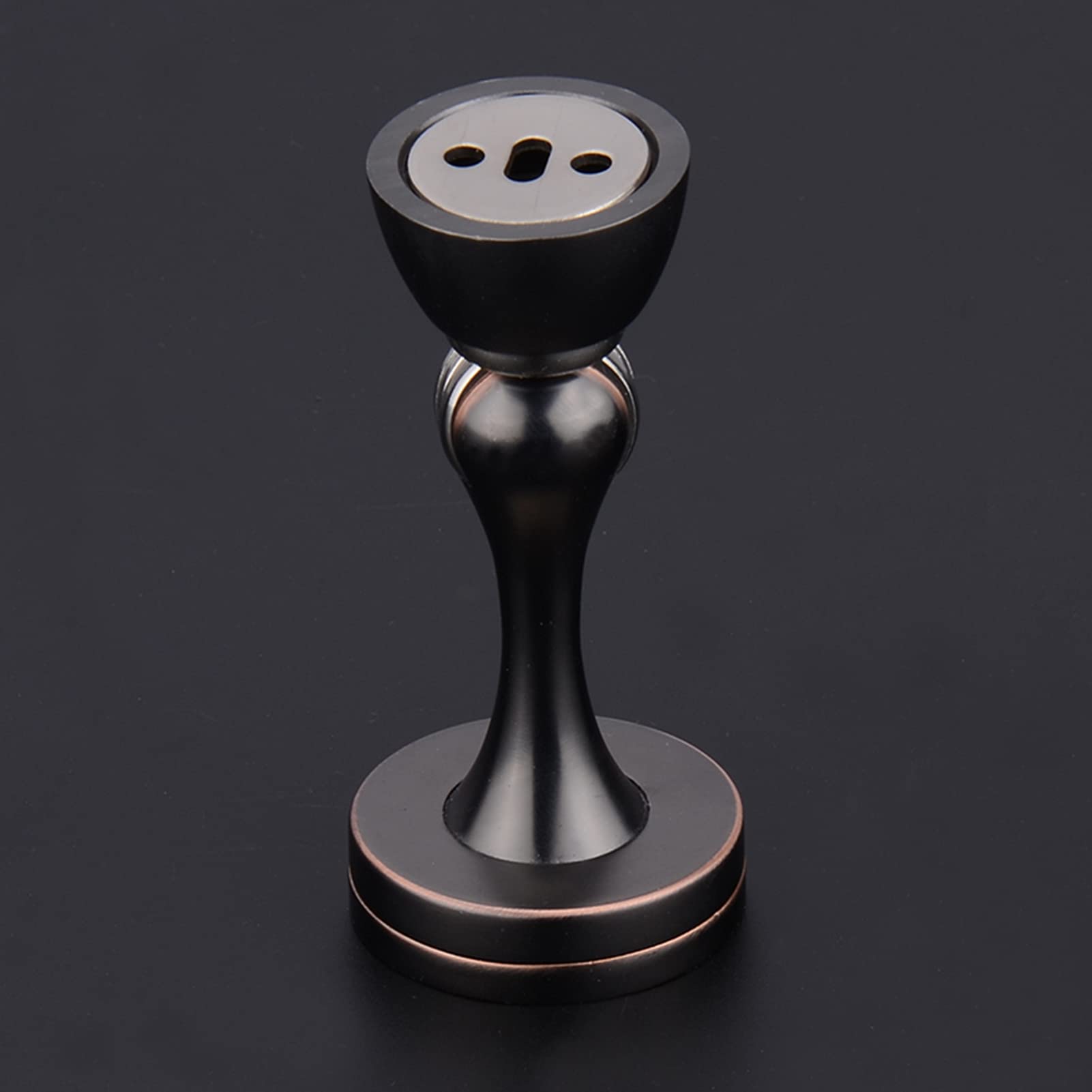 Tope de puerta magnético de metal con acabado elegante y oculto