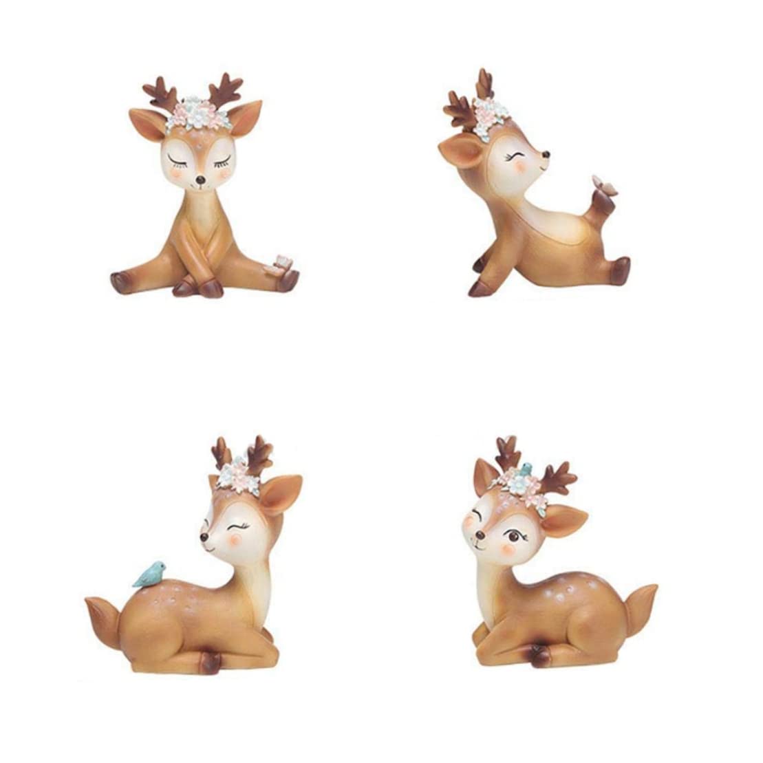 Ornements de cerf de table pour embellir vos gâteaux et intérieurs