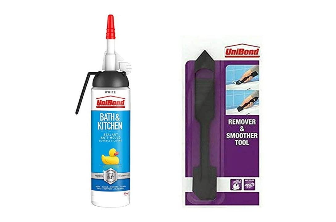 Buy UniBond Bath & Kitchen Sealant, Mould Resistant White Silicone