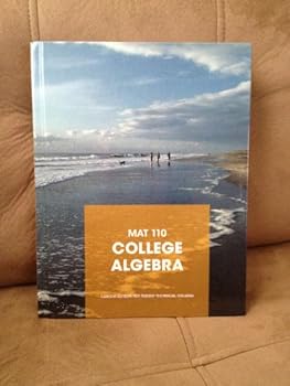 Unknown Binding Mat 110 College Algebra custom edition for trident technical college Book
