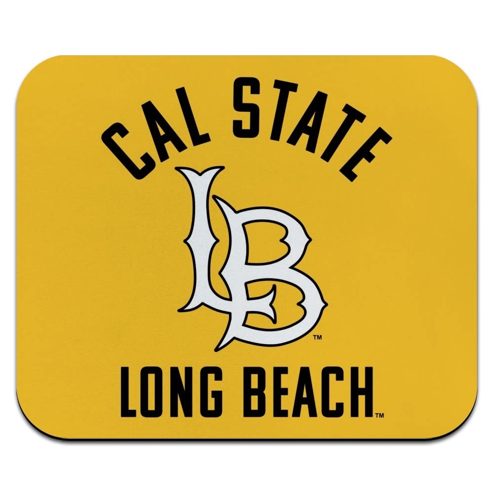 California State University Long Beach Dirtbags Logo Low Profile Thin Mouse Pad Mousepad
