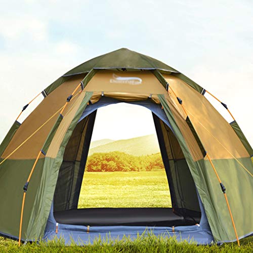 Carpa automática redonda para camping 3-4 personas miniatura 2