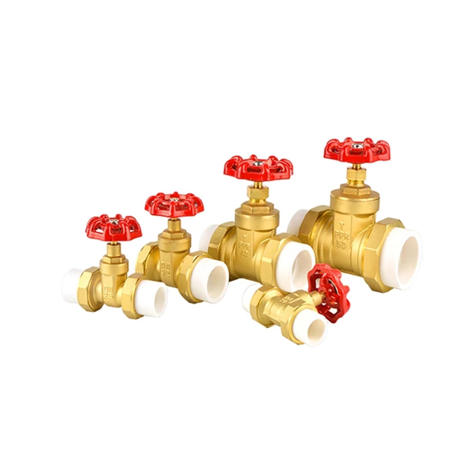 Vanne à double union thermofusible laiton PPR25 évite les fuites de plomberie