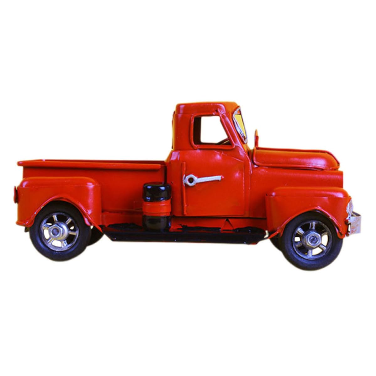 Coche de hierro forjado rojo retro como adorno vintage ideal para regalar