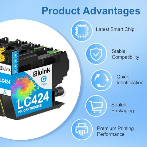 Cartouche LC424 Brother compatible pour imprimer sans traces