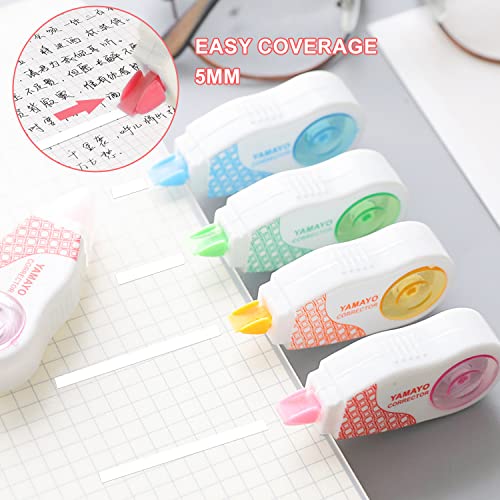 10 rotoli di correzione, mini roller, nastro di