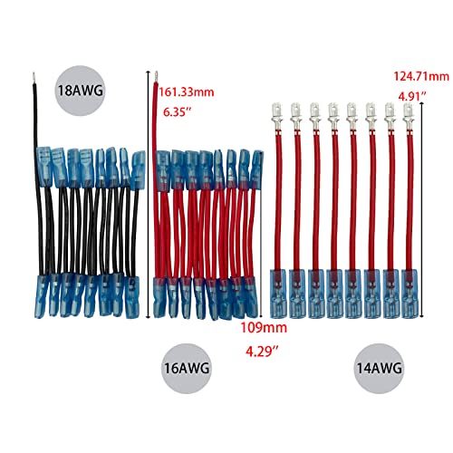 Image of 8 Gang Swicth Panel Jumper Wires Set 5 Pin On-Off Rocker Switch Panel Wiring Set for Car Marine Boat Trailer Bus Van Side by Side