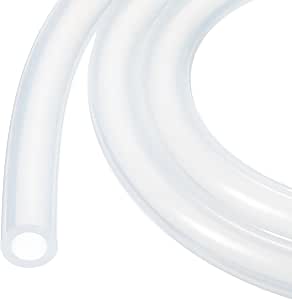 KINGOZOYI Tube PVC Silicone Transparent 5M 8mm ID X 11mm OD - Tuyau Oxygène Aquarium Carburant Avec Colliers