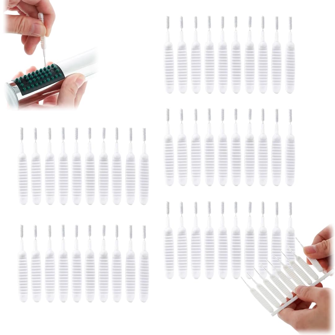 Shower Head Cleaning Brush 2025 New Shower Head Cleaner, Gap Hole Anti-Clogging Cleaning Brush, Multifunctional Shower Head Pick for Home (100pcs)