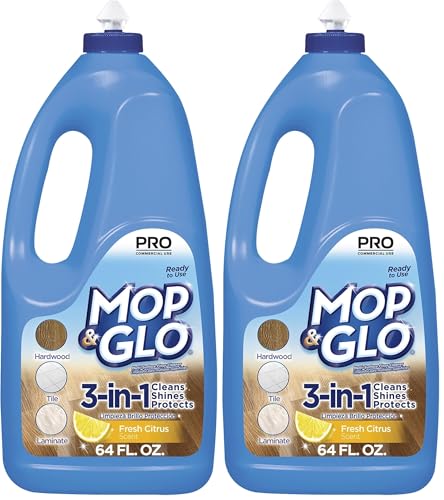 Mop & Glo Professional Multi-Surface Floor Cleaner, Fresh Citrus Scent,