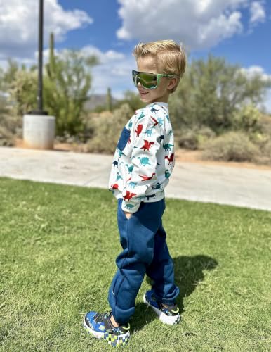 Image of Arshiner Boys Fleece Colorblock Sweatshirt & Pants Outfit Set Fall Winter Clothes Toddler to Big Kid Sizes (2~16 Years)