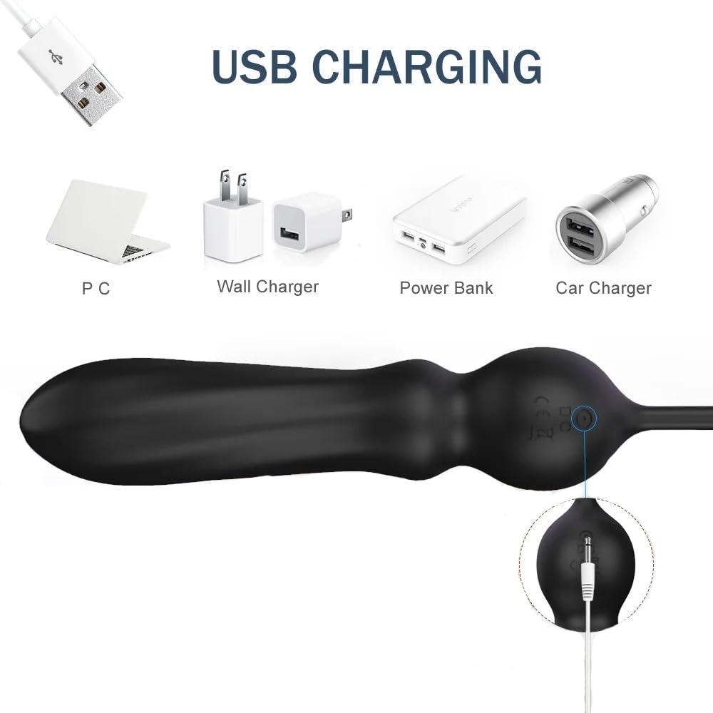 Vibratore Unisex Multi-Frequenza Pallottola Vibratore Anal Plug Vibratore Massaggio Prostatico Pene Bloccaggio Anello Del Rubinetto Masturbatore Giocattolo Del Sesso Butt Plug