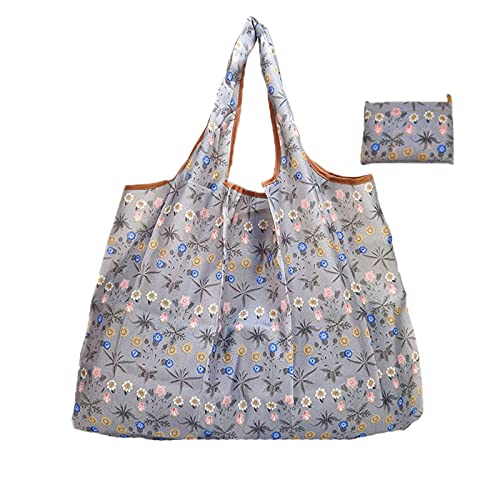 Suncolour Sacs à provisions pliants Fourre-Tout réutilisables pour Faire des emplettes des Sacs d'épicerie Pliables écologiques Cover