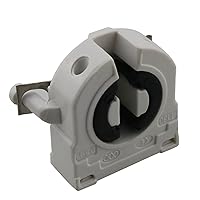 Vista 4 de T8 Lamp Holder CHENJIN 12PCS Screw Type T8 Lamp Holder with Wires UL Non-shunted Tombstone Light Socket for LED Fluorescent Tube Replacements, T8