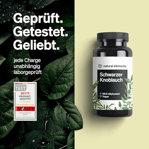 Knoblauchkapseln von Natural Elements mit schwarzem Knoblauch