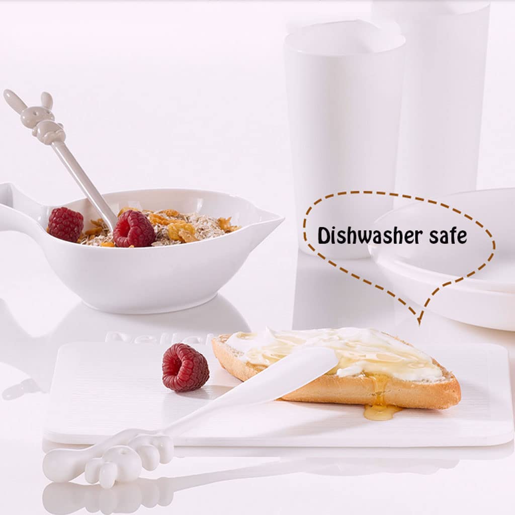 Tabla De Cortar Ligera Y Compacta, Tabla De Cortar De Doble Cara para Cocina, Tabla De Cortar De Plástico para Carne Y Verduras.,Cat Model Pink