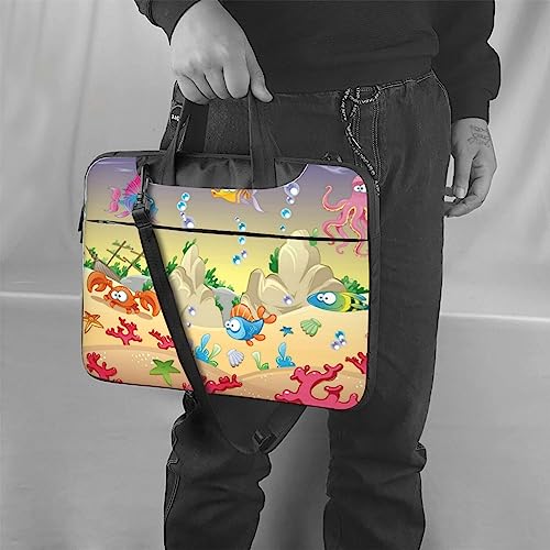 Porte-documents animaux marins pour ordinateur portable de bureau