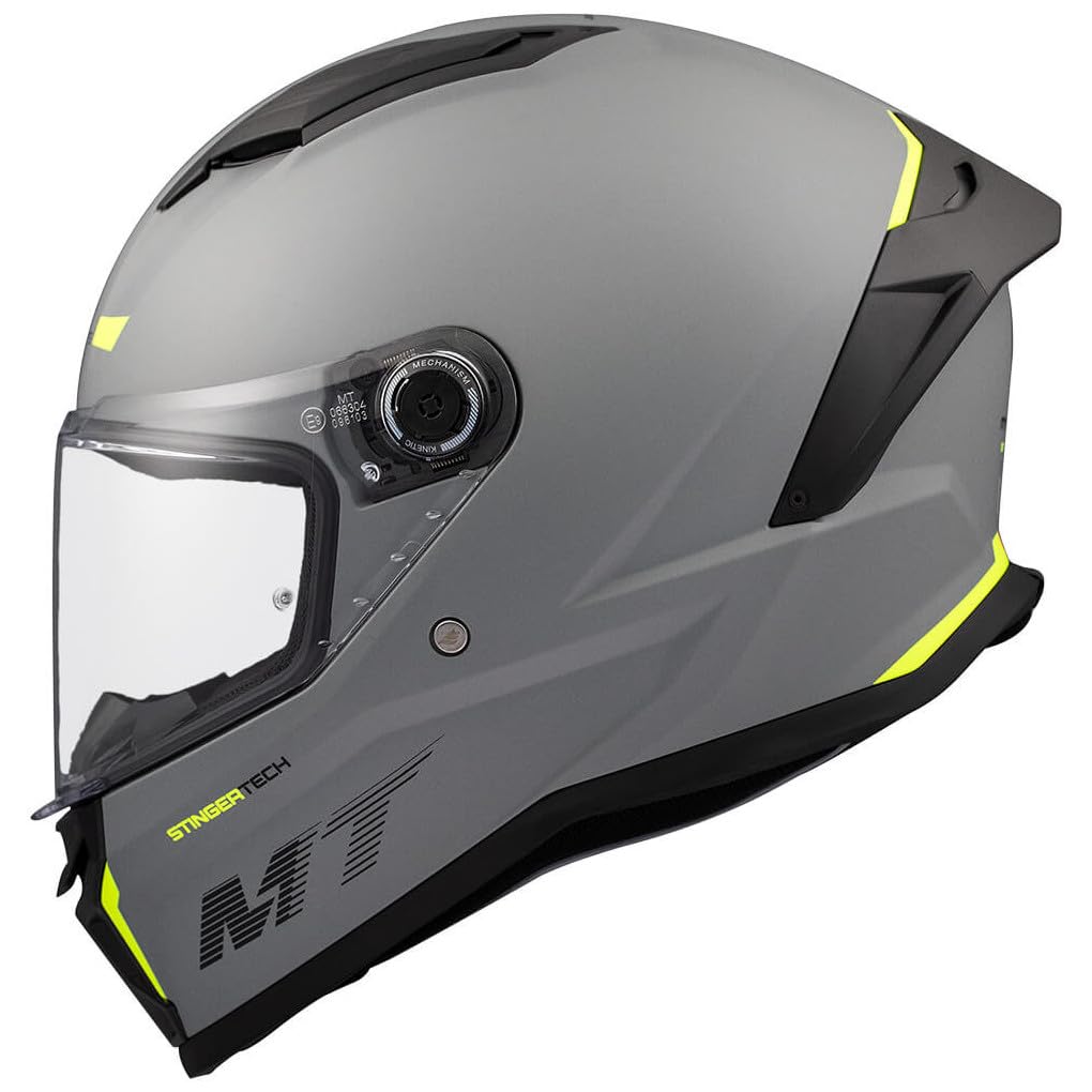 Ma MT-09 Grise Mat Et Kit Déco Vert Fluo