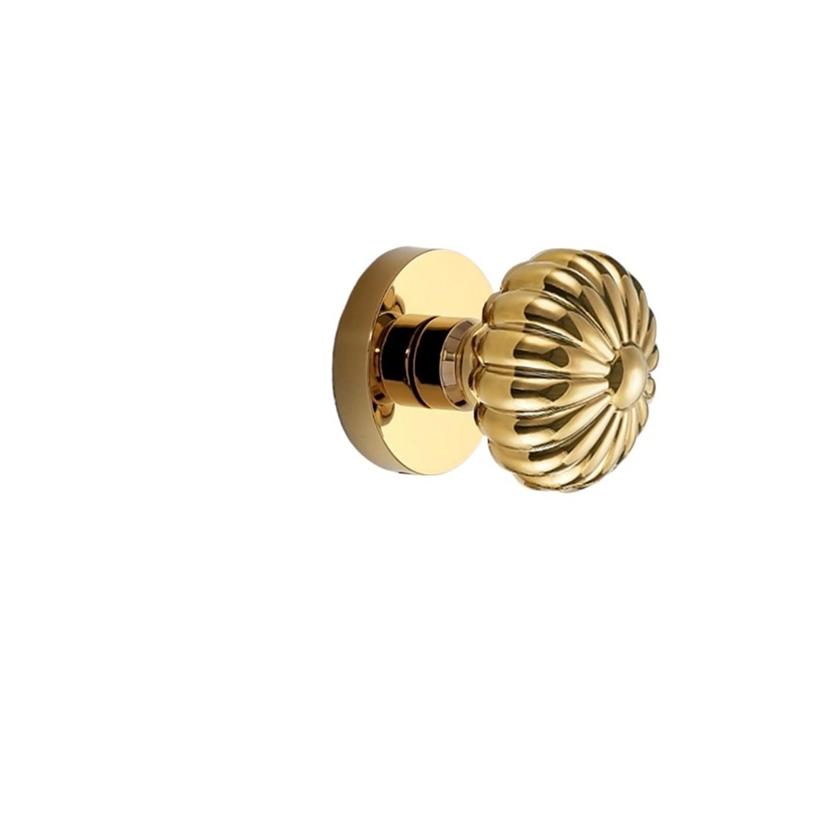 ZONSHJDKR Invisible Door Lock Indoor Single-Sided Zinc Alloy Light Luxury French Bedroom Wooden Bathroom(C Golden Single Sided)