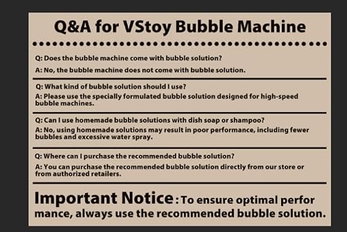 VStoy Wireless Remote Control Bubble Machine with 4 LED Lights, Bubble Blower with Output 100,000 Bubbles Per Minute, Metal Shell,Perfect for Kids Parties, Weddings, Events (Without Bubble Solution)