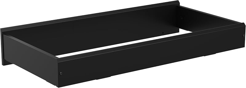 Storkcraft Nest Changing Table Topper, Black | GREENGUARD Gold Certified, Designed to Fit Nest Changing Pad, Compatible with Select Storkcraft 6 Drawer Dressers