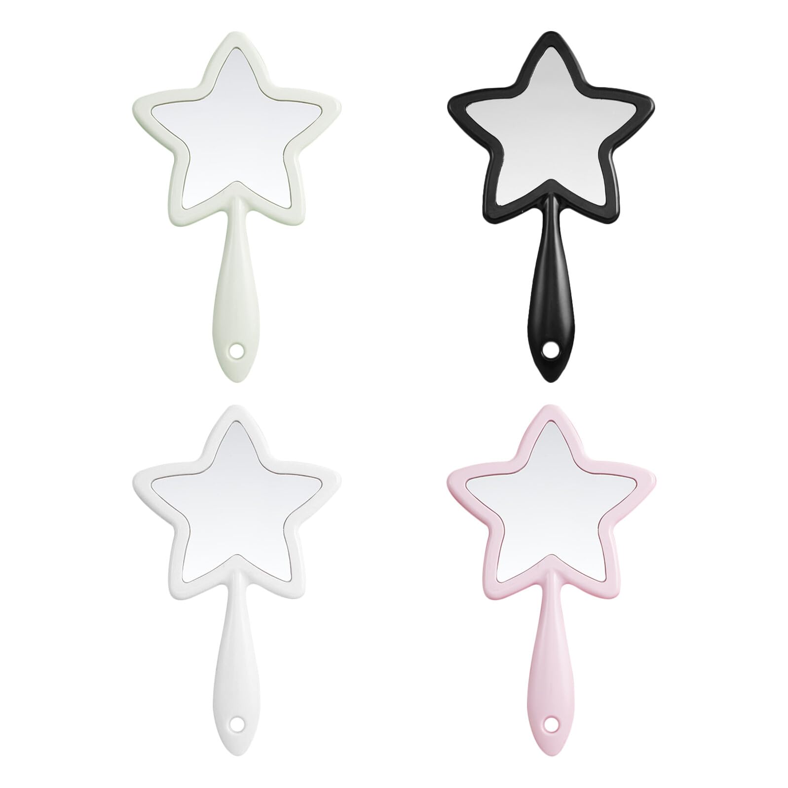 Miroir portable de maquillage réglable et léger pack de 4