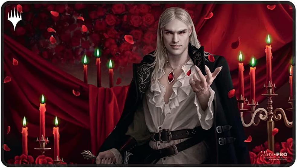 Magic: The Gathering - Innistrad Crimson Vow Stitched Playmat V2 Featuring Sorin - Great for Card Games and Battles Against Friends and Enemies, Perfect for at Home Use As a Mousepad for PC