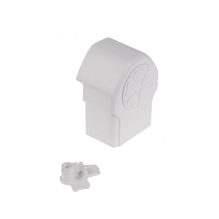 Buy White Ultraframe CCTA001W Glazing Bar End Cap Chambered