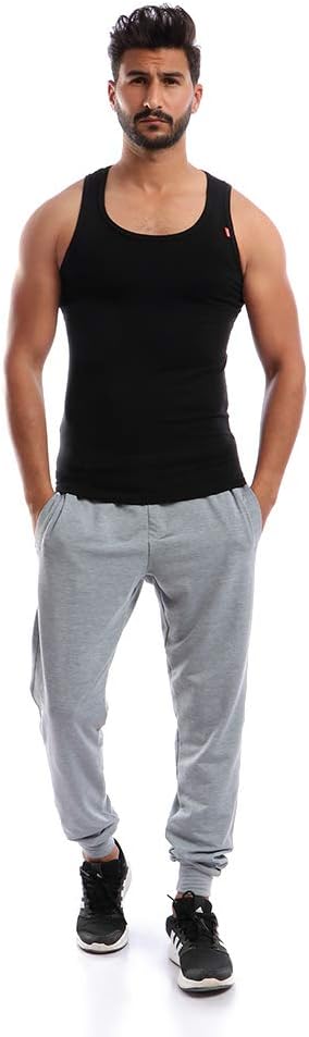 Slevless Undershirt Cotton Stretch - Black 2026 - view 2