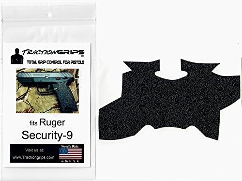 Tractiongrips Rubber Grip Tape Overlay for Ruger Security-9 Pistols
