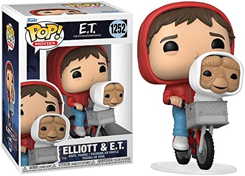 Funko POP Movies: ET- Elliot w/ET in Bike Basket, Multicolor, One Size (50768)