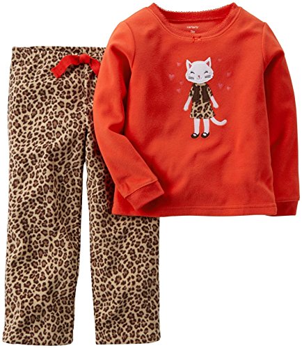 Carter's Baby Girls' 2 Piece PJ Set (Baby) - Cheetah