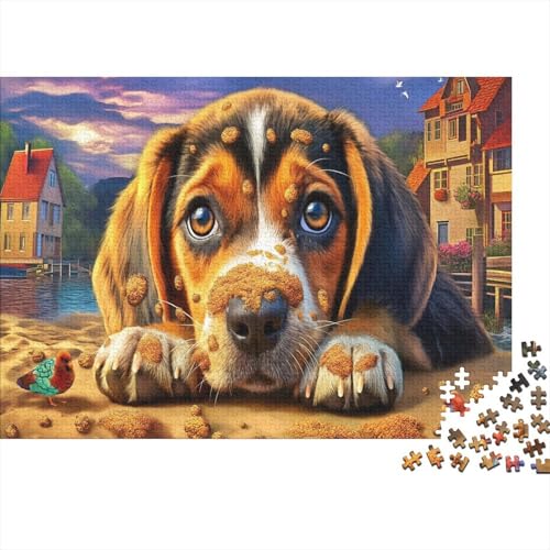 Rompecabezas Beagle de 1000 piezas, un excelente regalo para adultos entusiastas