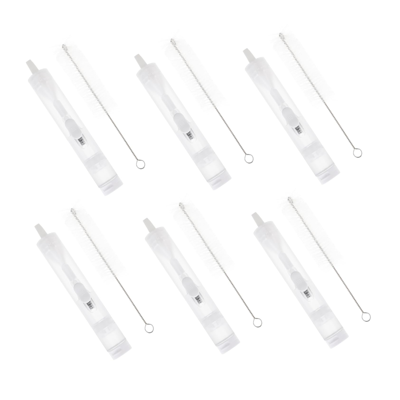 TOVINANNA 1Pc Portable Travel Toothbrush Case Compact Folding Toothbrush Holder for Business Daily Use and Outdoor Activities Durable White Design with Soft Bristle Brush Head