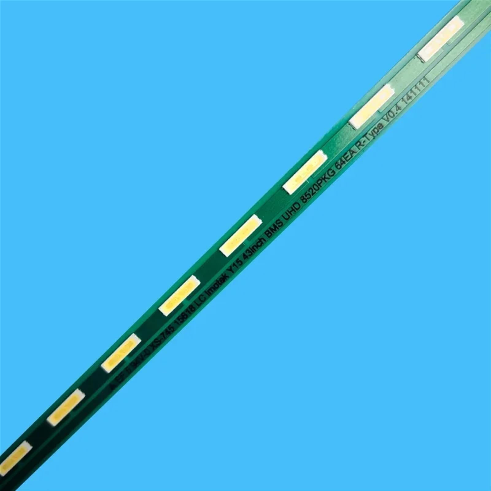 Striscia di retroilluminazione TV LED Compatibile for 43UF6300-CD 43UX310C-CA 43UF690V 43lf5900 Lnnotek Y15 43 Pollici BMS UHD 8520PKG 64EA R-Type L-Type