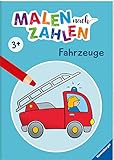 Malen nach Zahlen ab 3: Fahrzeuge