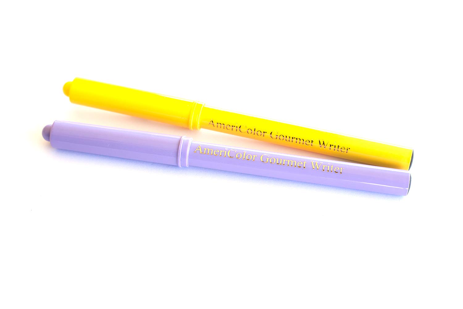 AmeriColor Gourmet Writer - Easter Pen Set, 1 Yellow, 1 Purple