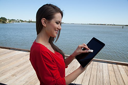 Gwee - Racer, Microfiber Screen Cleaner, Perfect for Computers & Tablets, Easily Attaches to Your Device for Quick Access, Ultra-Fresh Antimicrobial Protection, Red