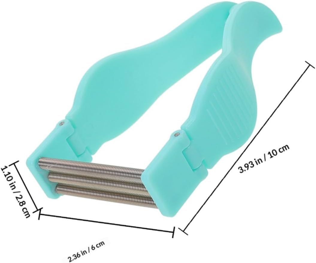 3pcs Handheld Facial Hair Remover Epilators for Women Portable Spring Hair Removal Device for Face and Lip Multi-Color Pack for Precise Face Removal