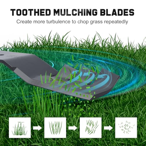 Image of Grasscool 942-04053C Mower Blades for Cub Cadet 50 Inch Zero Turn Cutting Deck Mowers Replace 742-04053c