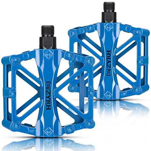 KEMIMOTO Mountain Bike Pedals MTB Bicycle Flat Pedals, 9/16'' CNC Aluminum Durable Sealed Bearings...