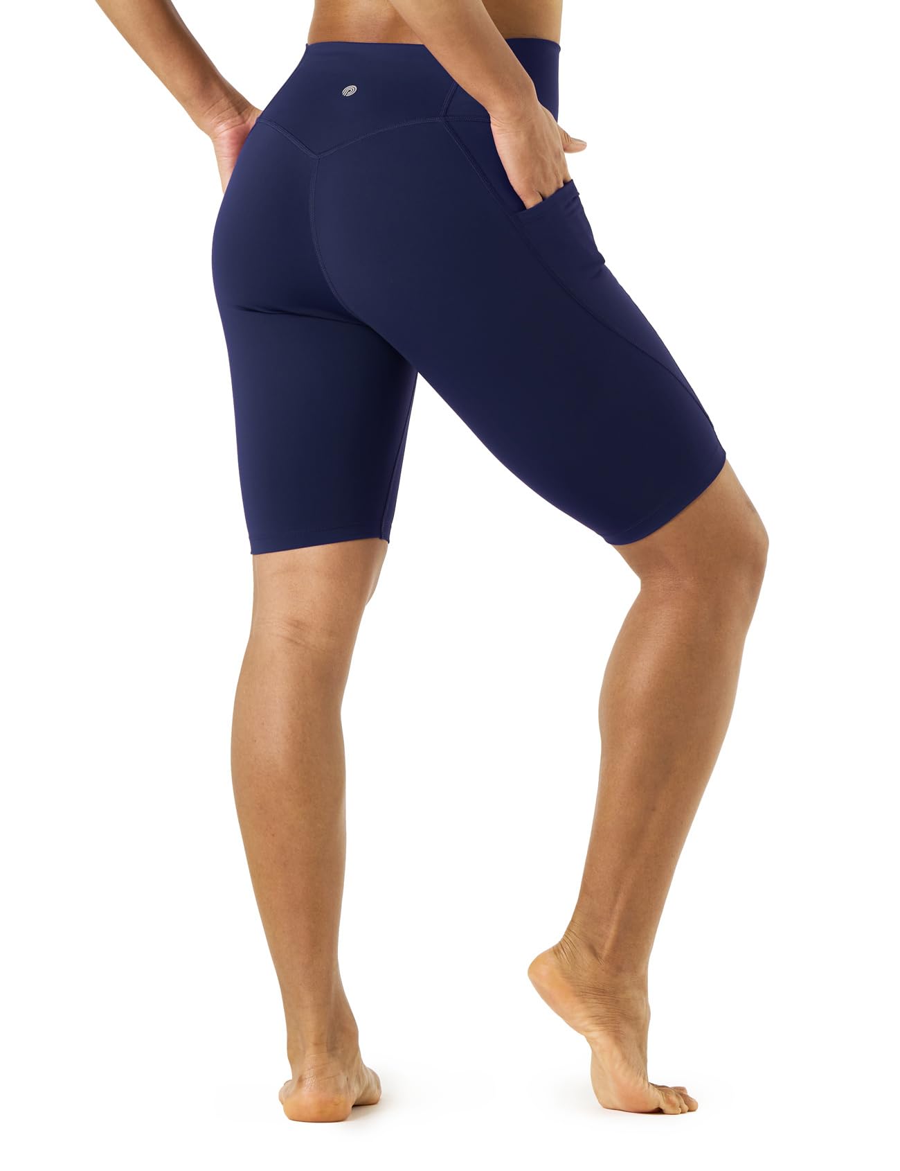 LAPASA Pantalón Corto Deportivo Mujer Leggings con Bolsillos Laterales Mallas Short Yoga Ejercicio Fitness Pilate Deporte Running Ciclismo Elastico L52A1/L52B1 — view 17