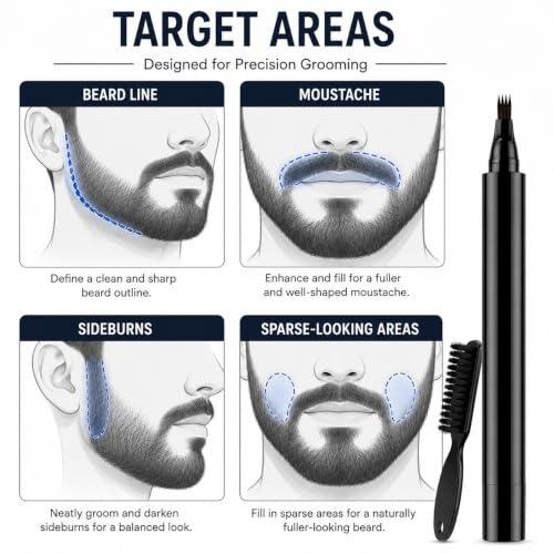 Image of Vita-A Retinal Shot Tightening Booster Serum, 0.1% Retinal, Matrixyl 3000 5%, Panthenol 1%, Pore Minimizer, Anti-Wrinkle, 15ml (Black - Beard Pen)