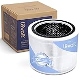 Picture of LEVOIT Core 200S-P Replacement Filter, Genuine Core 200S-RF Air Purifier Filters, Supports HEPA Sleep Mode, High-Efficiency Activated Carbon for Removal of Smoke, Odor, Allergens, Pollen, 1 Pack