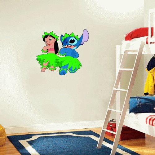 Lilo & Stitch Cartoon Wall Decal Sticker 22"x 22"