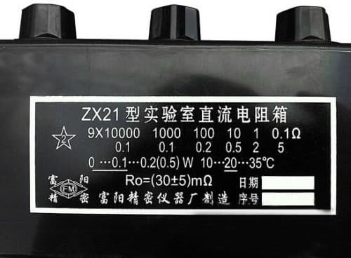 ZX21 Variable Decade Resistor Resistance Box DC Resistance Box 0~99.9999 kΩ