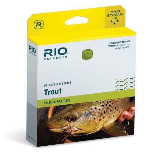 RIO Products Fly Line Mainstream Trout Dt6F Lemon Green, Lemon-Green