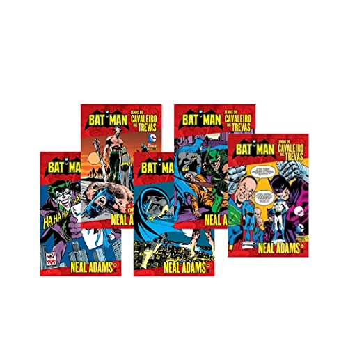 Batman Lendas Do Cavaleiro Das Trevas Neal Adams - Coleção completa Ed. 1 a 5